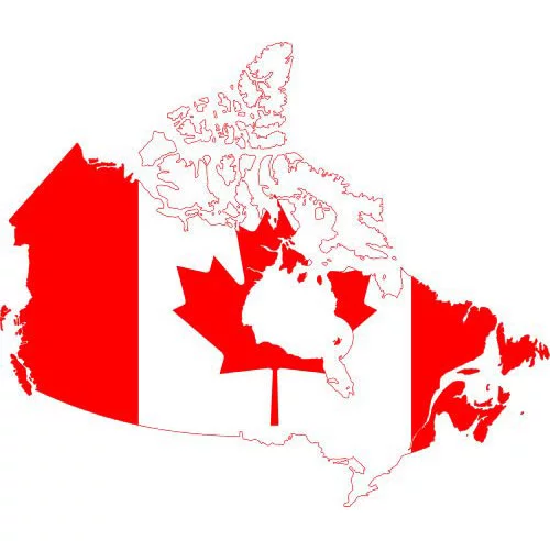 Canada_flag_map