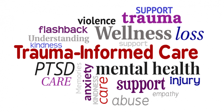 Trauma-Informed Care word cloud