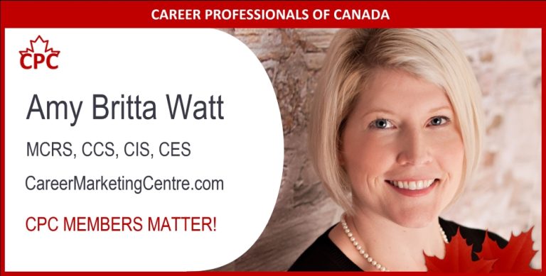 CPC Member of the Week: Amy Britta Watt - Career Professionals of Canada