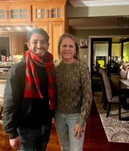 Kindness in action - Kathy Weston and her client Sebastian